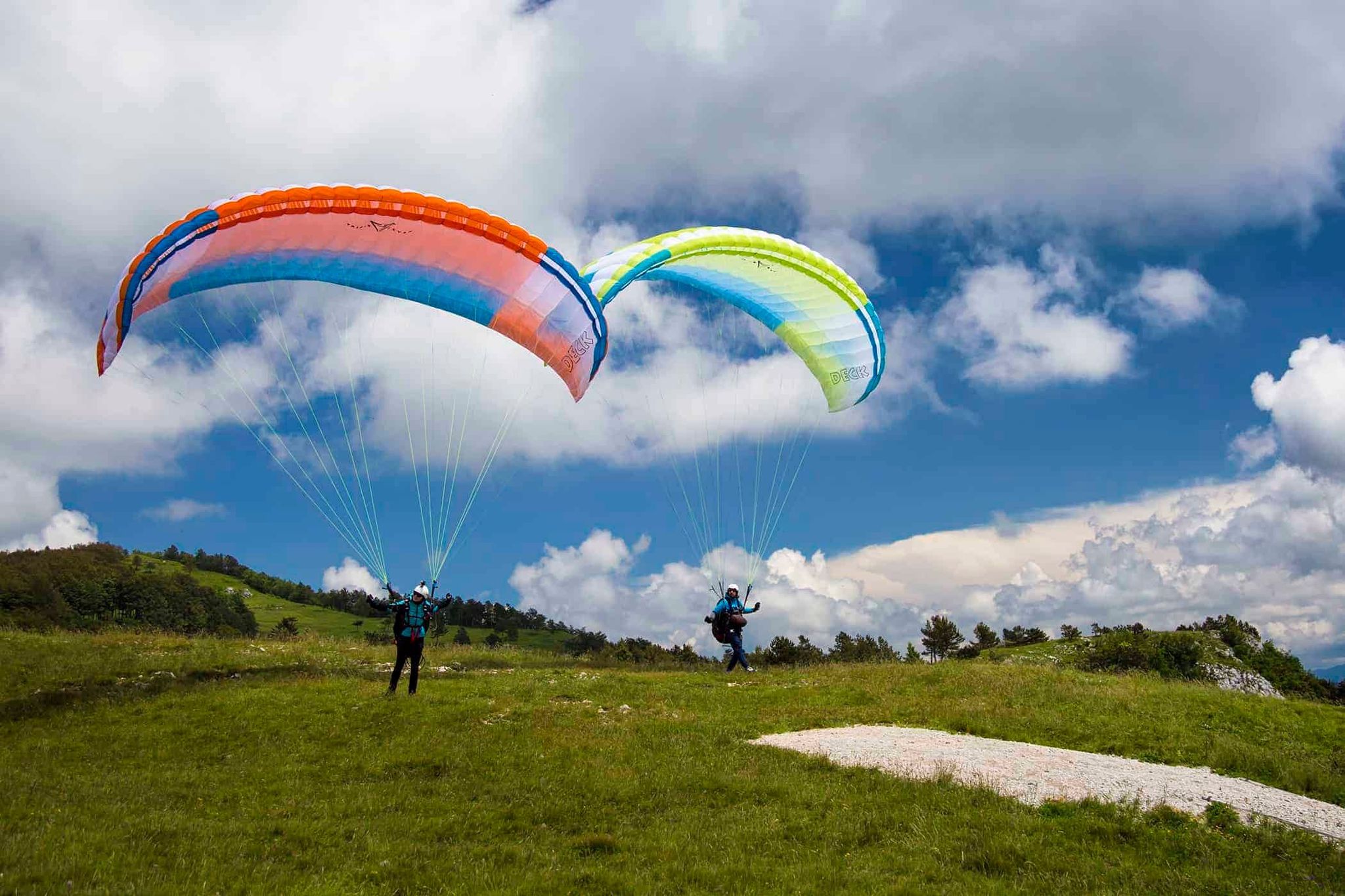 stage de parapente d'initiation en normandie avec Parapente Mania